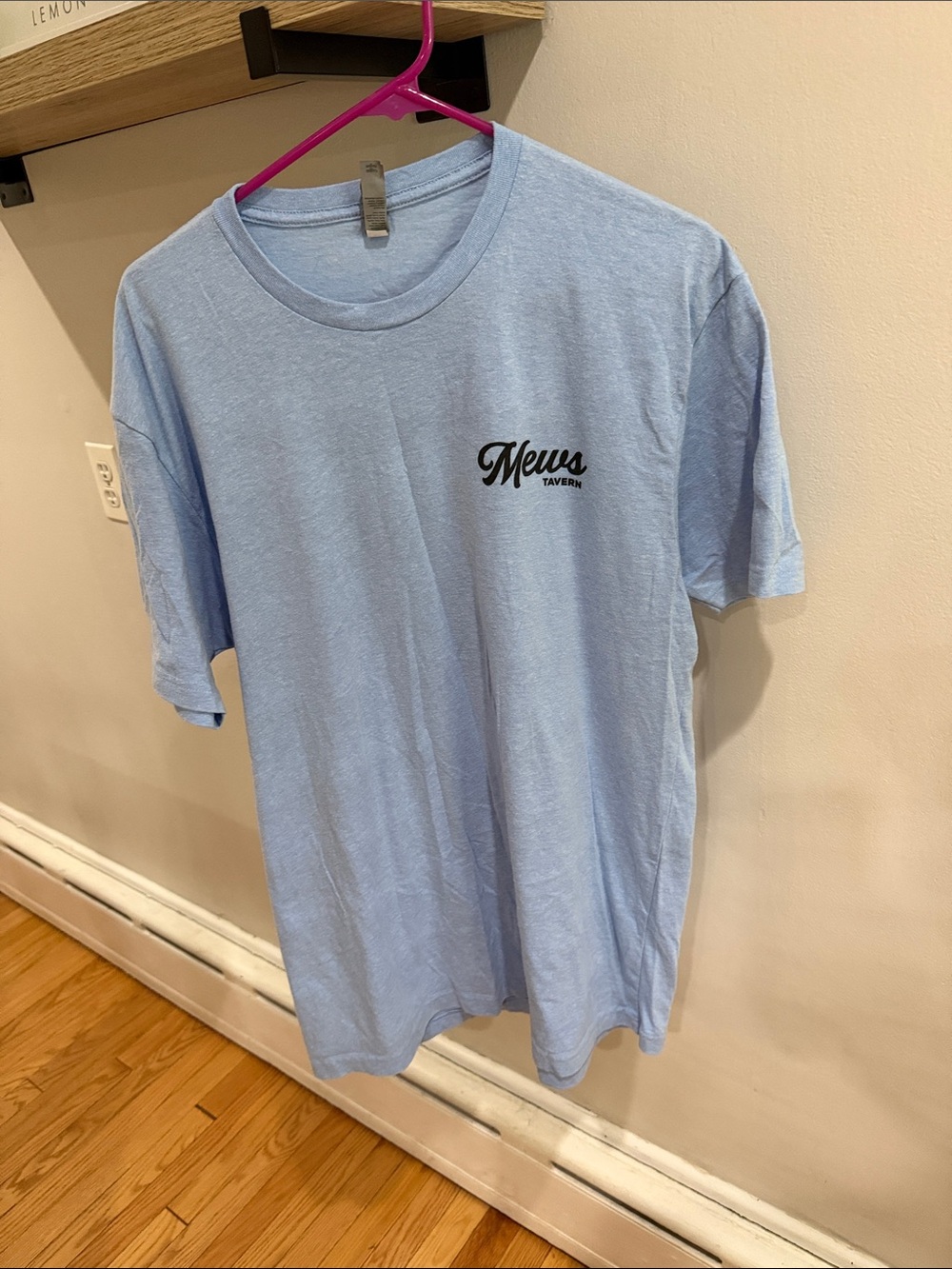 Light Blue Men's Short-Sleeve Tee - Mew’s Tavern